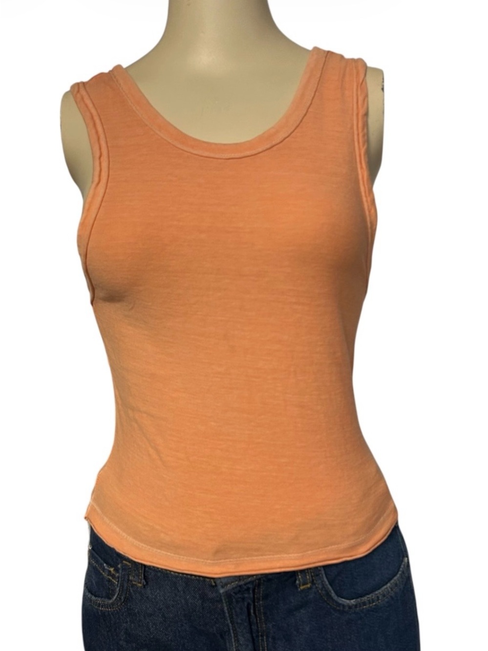Free People FP Movement Orange Tank Top Womens Small